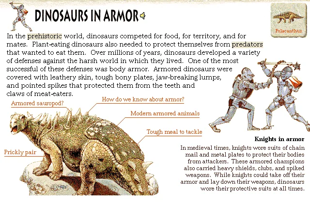 Dinosaurs in Armor