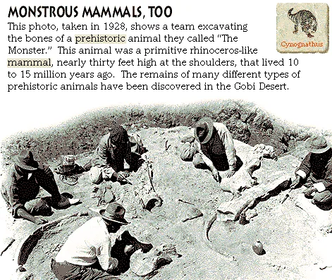 Monstrous Mammals, Too