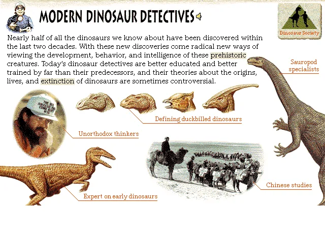 Modern Dinosaur Detectives