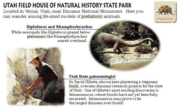 Utah Field House of Natural History State Park