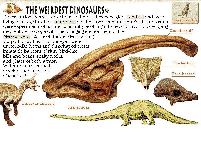The Weirdest Dinosaurs