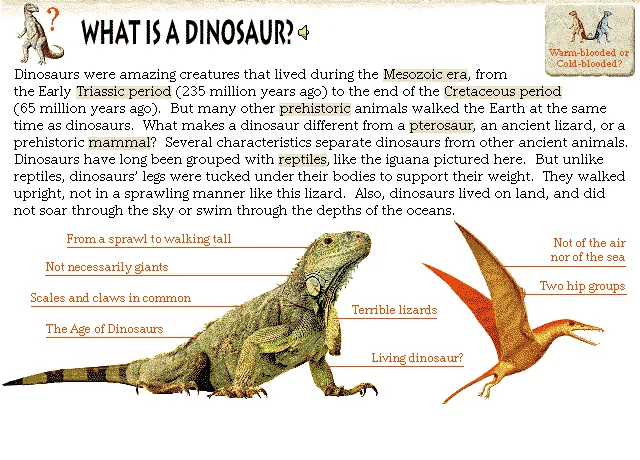 What Is a Dinosaur?